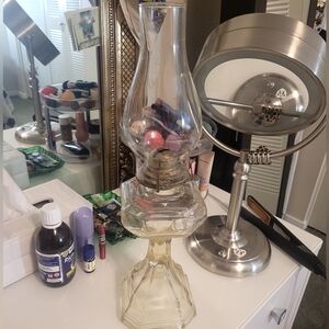 Antique Coal Oil Lamp